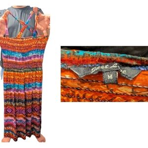 Just Love Multicolor Strappy Maxi Dress